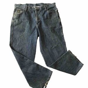 Cinch Men Green Label Relaxed Fit Blue Jeans 38 X 30 Tapered Western Ranch Denim